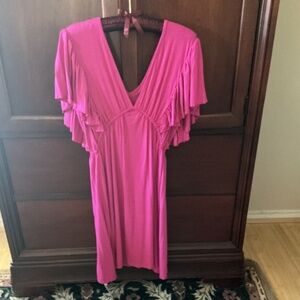 NWT Beautiful Fuchsia Summer Dress